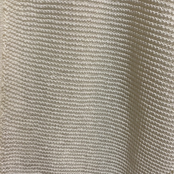 J. McLaughlin Cream Open Front Cardigan - Picture 4 of 5